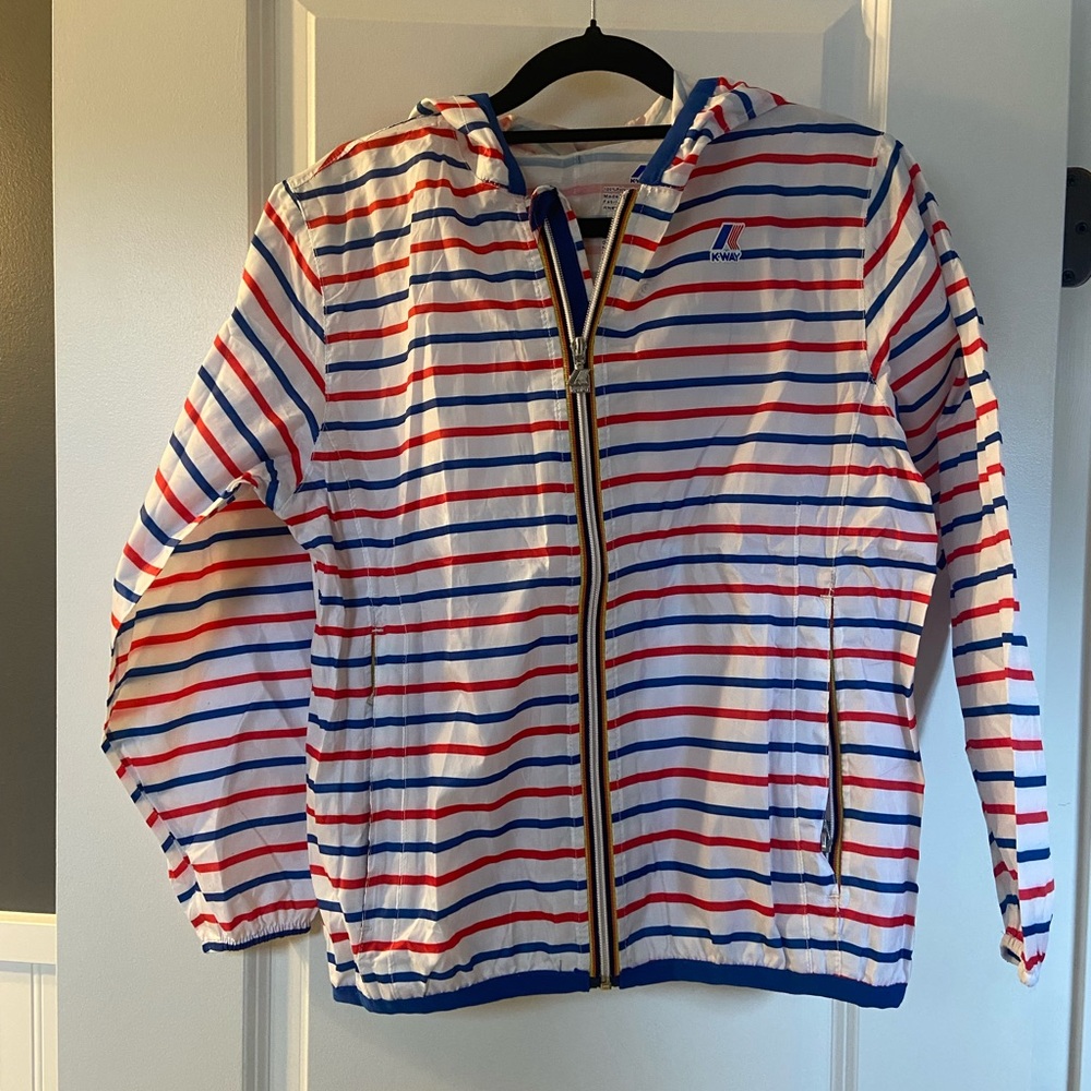 K-WAY 10Y Unisex Striped Jacket